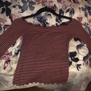 Hollister Off Shoulder Long-Sleeve
